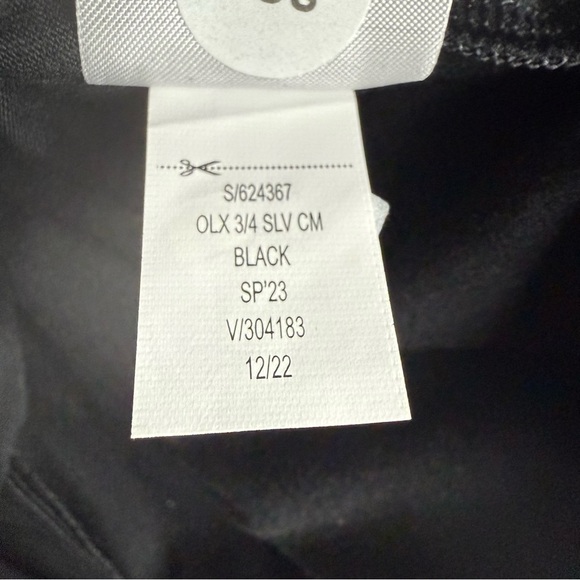 BANANA REPUBLIC FACTORY Black Tuxedo Front Top S - Picture 6 of 9
